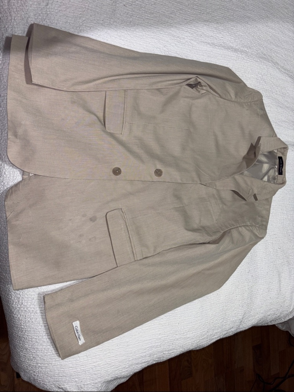 Calvin Klein Light Beige Blazer Jacket